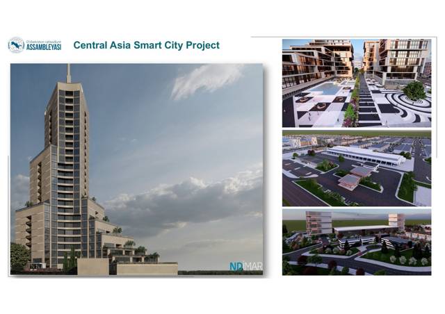 Central Asia Smart City – ticaret merkezi